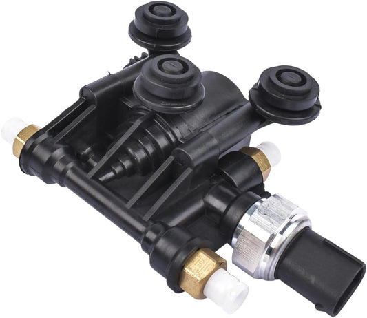 Air Suspension Valve Control Unit RVH000046 Replacement for Land Rover LR3 2005-2009 LR4 2010-2013 Range Rover Sport 2006-2013 RVH500070 Air Suspension Valve Block