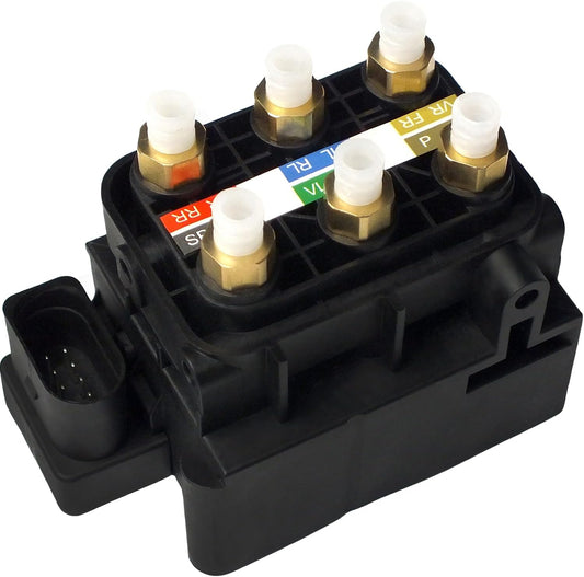 Air Suspension Valve Block 7L0698014 Air Supply Distribution for 2011-2019 Jeep Grand Cherokee WK2, 2004-2015 VW Touareg, 2011-2015 Porsche Cayenne, 2015-2016 Audi Q7, 2016-2022