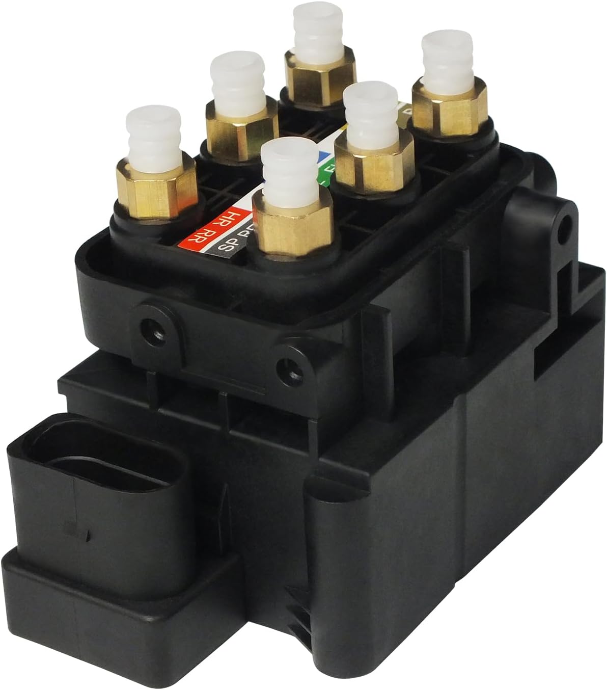 Air Suspension Valve Block 7L0698014 Air Supply Distribution for 2011-2019 Jeep Grand Cherokee WK2, 2004-2015 VW Touareg, 2011-2015 Porsche Cayenne, 2015-2016 Audi Q7, 2016-2022