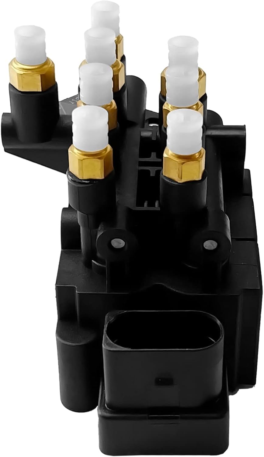 Valve Block Air Suspension Compressor for Audi Q7 (4M) 2016-2021, Audi Q8 (4MN) 2019-2021, Bentley Bentayga (4V1) 2017-2020, 4M0616013A 4M0616013B 4M0616005F