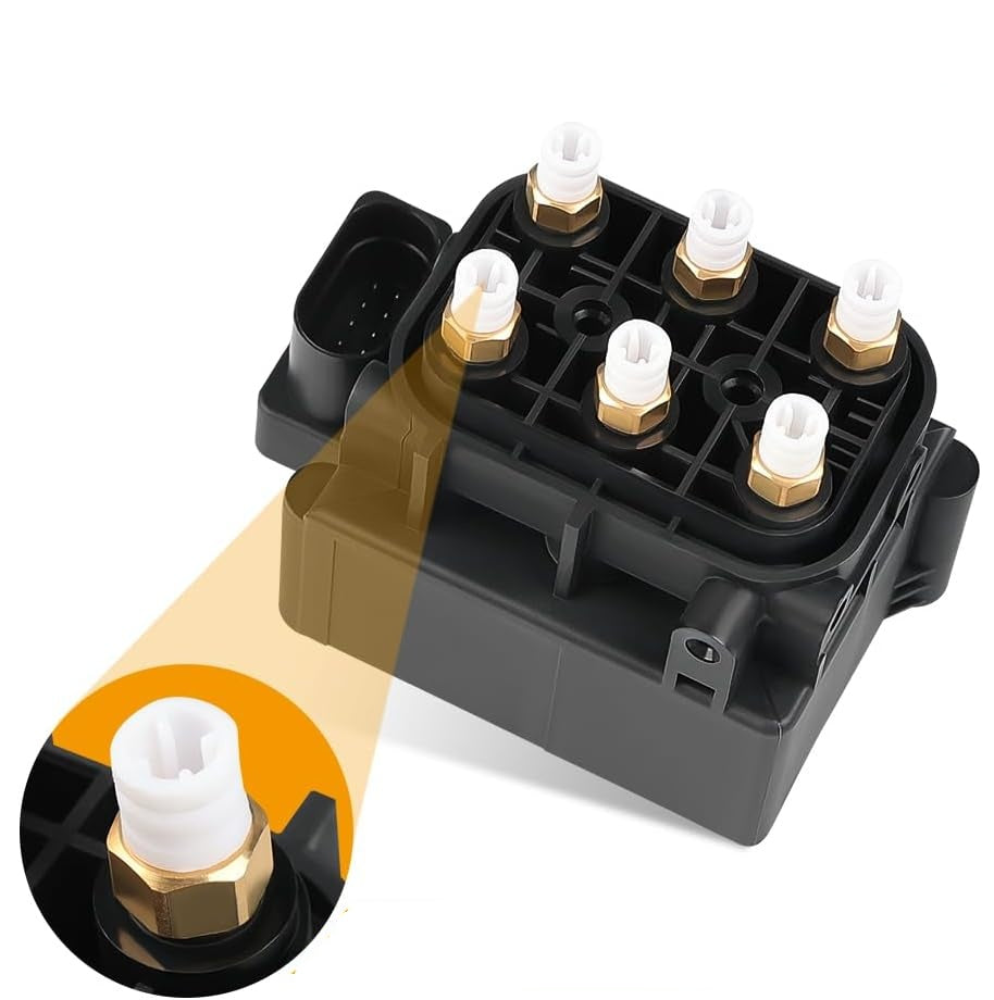 Air Suspension Valve Block Supply Compatible with 2001-2011 Audi A6 S6 A8, Compatible with Bentley Continental GT, Flying Spur, Phaeton, Replace 4F0616013