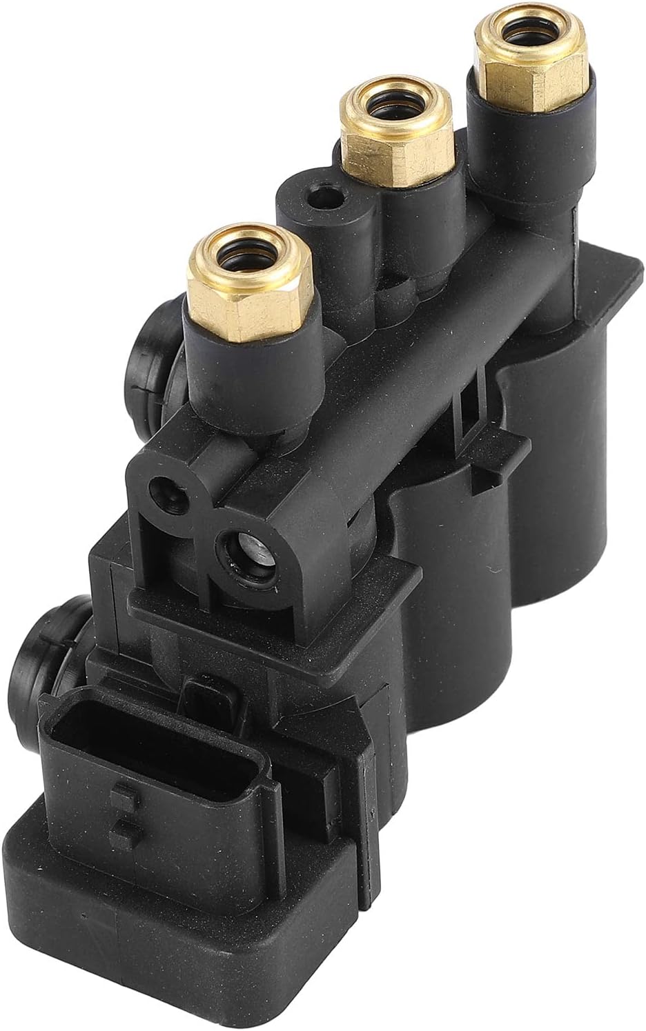 Air Suspension Solenoid Valve Compatible with Land Rover Range Rover 2013-2021, Range Rover Sport 2014-2022, Discovery 2017-2020, Defender 110 2020, 3 Pins, Replace# LR070245