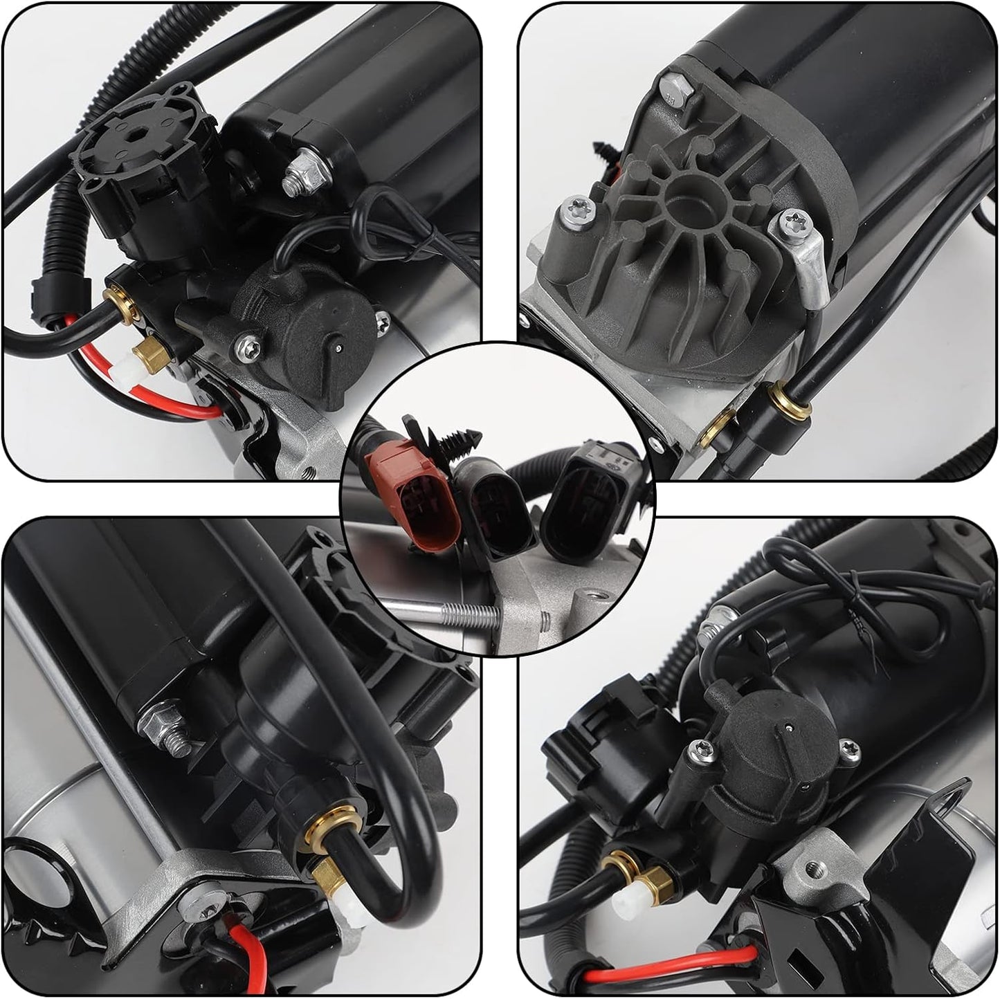 Compatible with Air Suspension Compressor Audi A8 D3 4E 6-8 Cylinder 2002-2010,4E0616007D, 4E0616007B,4E0616007,4E0616005F,4E0616005D,4E0616005H