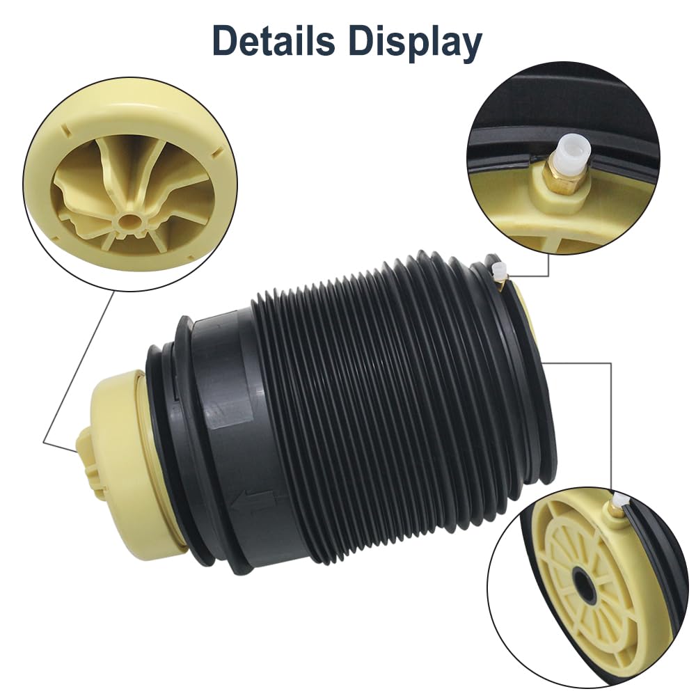 Rear Right Left Air Suspension Spring Bag Compatible with Mercedes E- CLS-CLASS W212 W218 E250 E350 E400 E550 E63 AMG Rear Air Spring A2123200725 A2123200825 2123203725 2012-2014