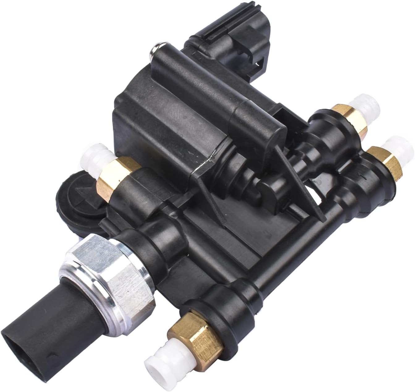 Air Suspension Valve Control Unit RVH000046 Replacement for Land Rover LR3 2005-2009 LR4 2010-2013 Range Rover Sport 2006-2013 RVH500070 Air Suspension Valve Block